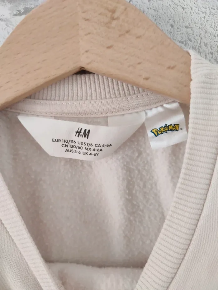 Robe sweat douillette Pokémon H&M - 4/6 ans - photo numéro 3
