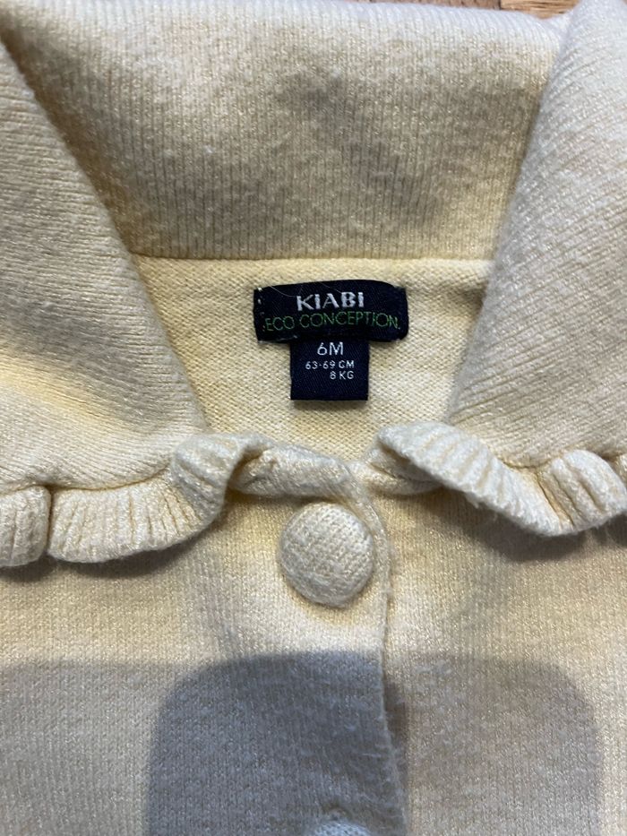Gilet Kiabi jaune 9 mois - photo numéro 5