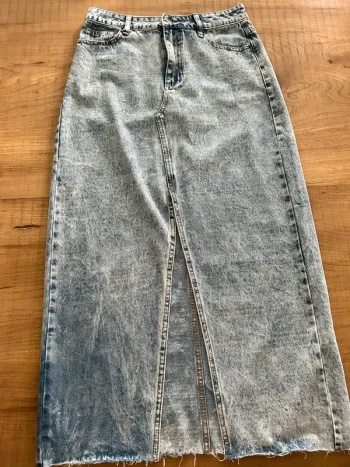 Jupe longue en jean