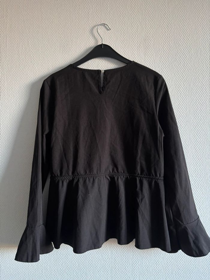 Blouse noir à noeuds - photo numéro 5