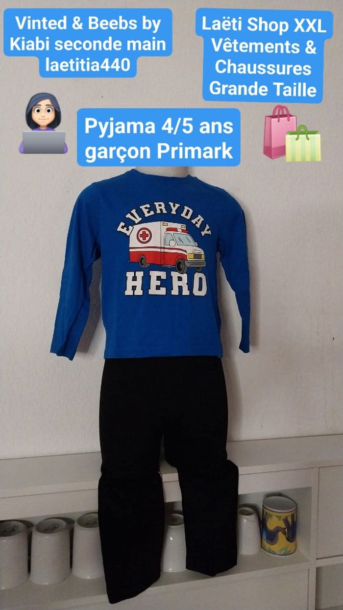 Pyjama 4/5 ans garçon Primark