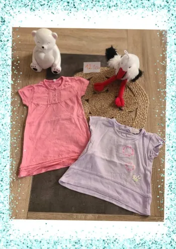 Lot t-shirts 12 mois