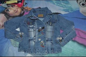 Veste en jean 6 ans fille