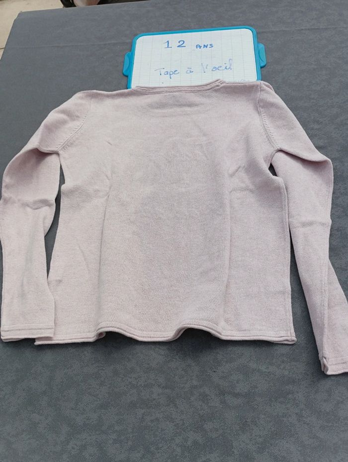 Pull rose pâle leger