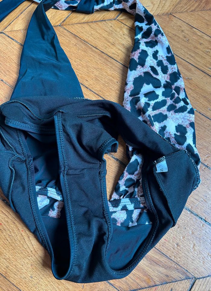 Neuf sublime maillot de bain 2 pièces léopard T36 - photo numéro 5