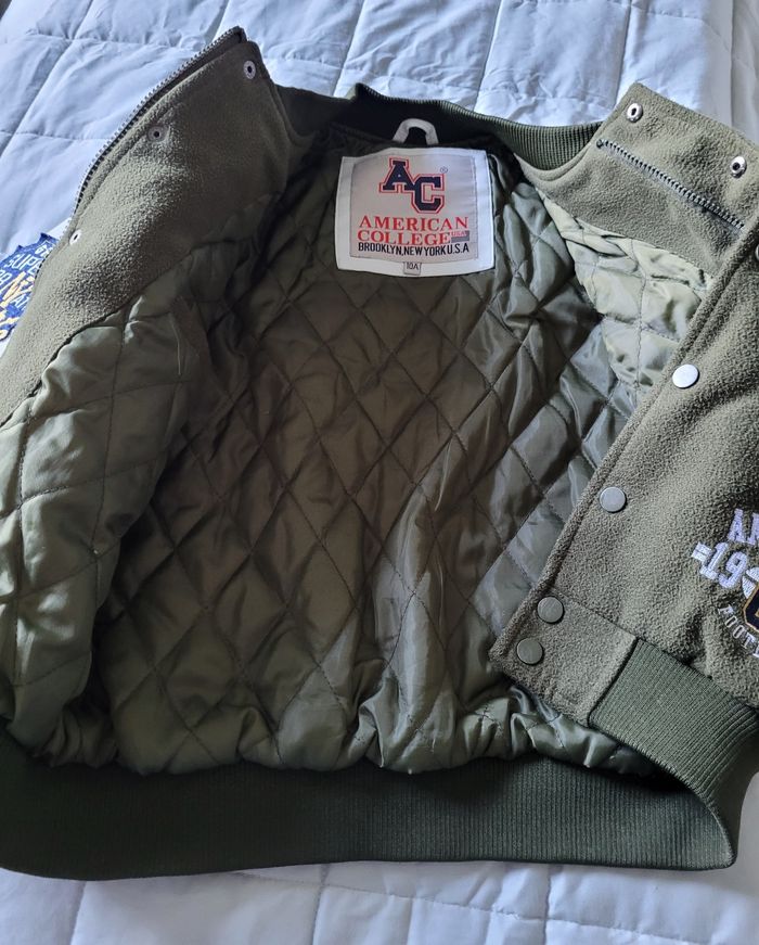 veste teddy american collège 10ans (15e) - photo numéro 3