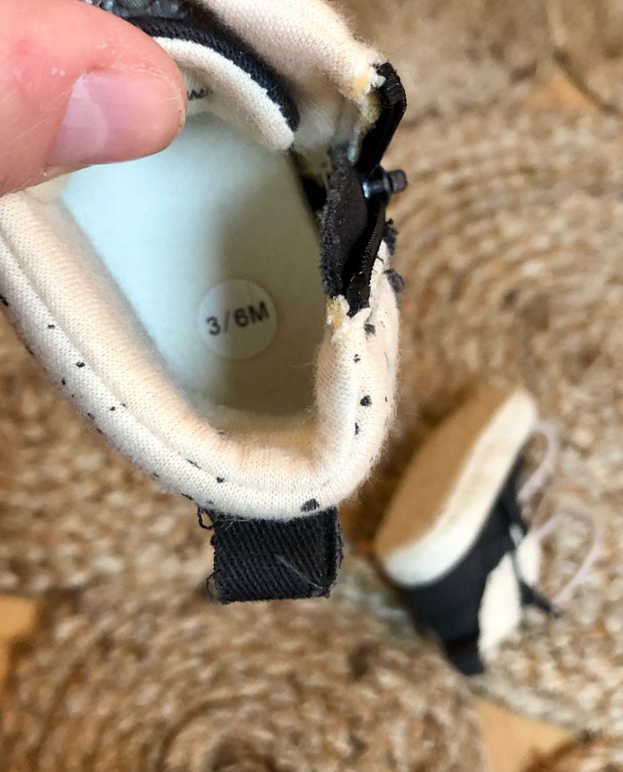 🍁 Basket beige & noir Kiabi 3/6 mois 🍁 - photo numéro 7