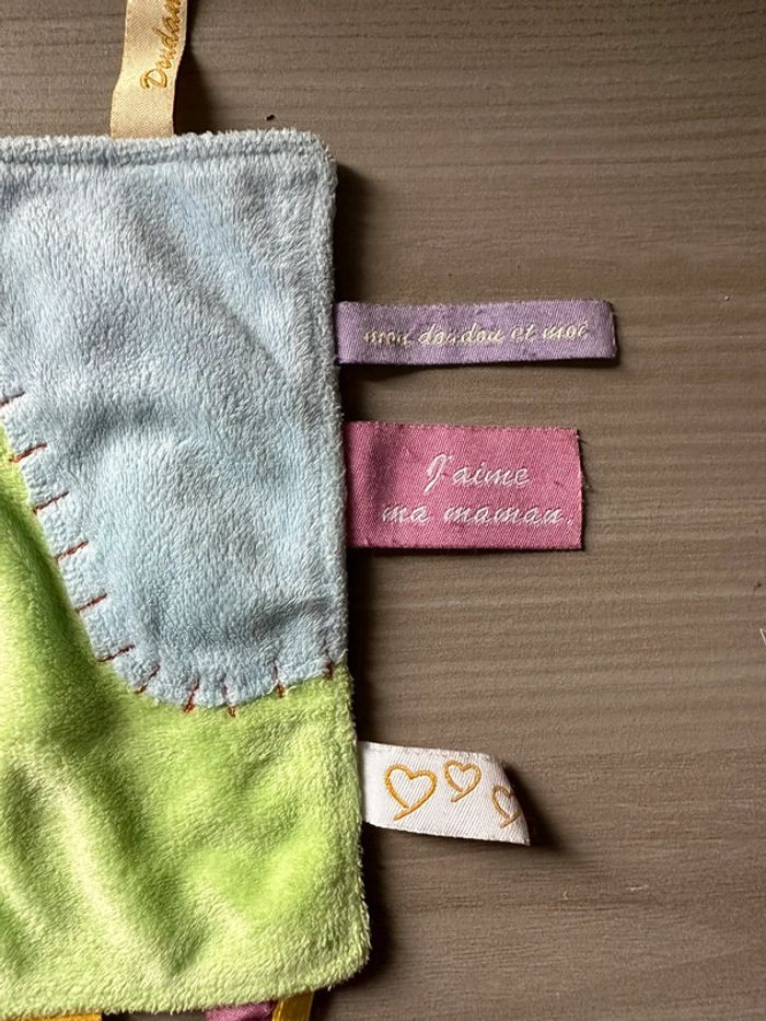 Doudou étiquette plat - photo numéro 2