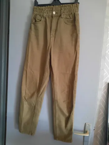Jean large kaki taille 32