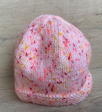 Bonnet au tricot 0-3 mois