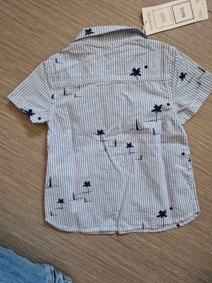 Chemise neuve bébé 12 mois - photo numéro 3