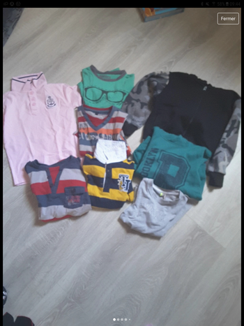 Vêtements garçon 5ans 8 pièces