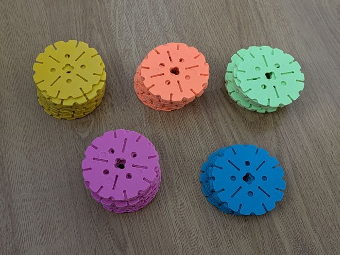 71 Flocons de neige/éléments de construction enfant - photo numéro 2