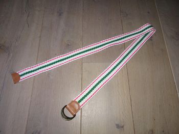 ceinture neuve rose, vert et beige Esprit taille S/M