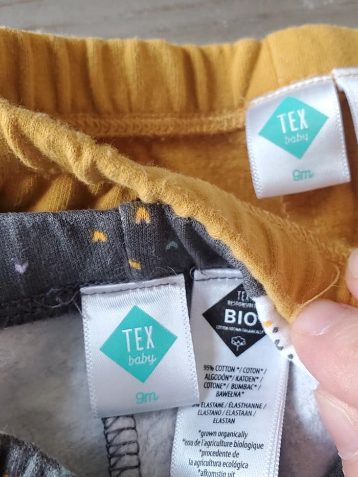 Lot 2 leggings 9 mois - photo numéro 2