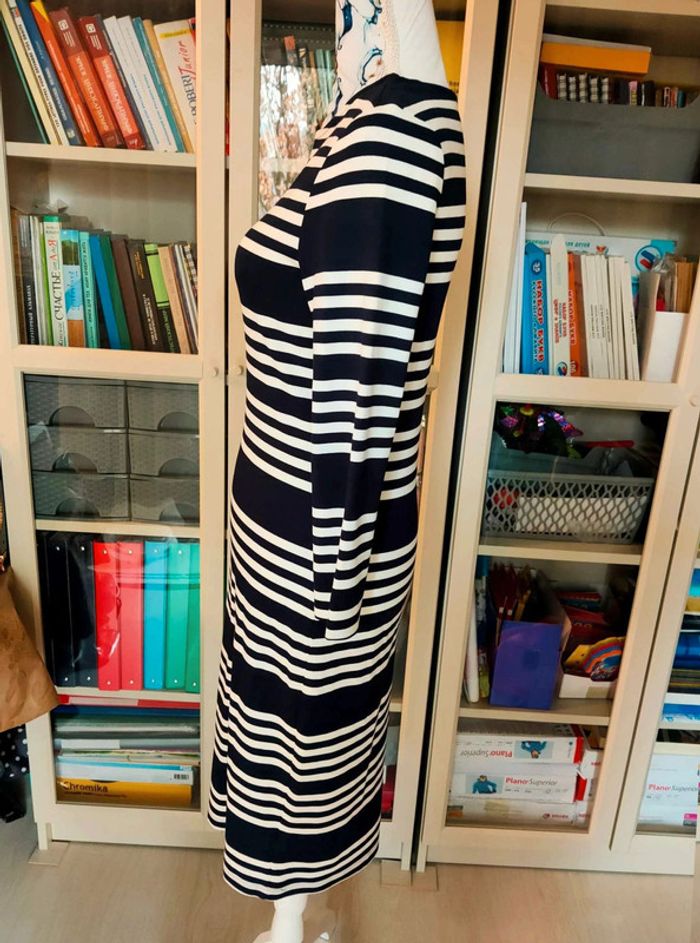 Edc Robe  mi-longue  rayée - photo numéro 2