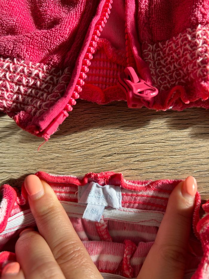 Ensemble rose sweat sans manche et short - photo numéro 3