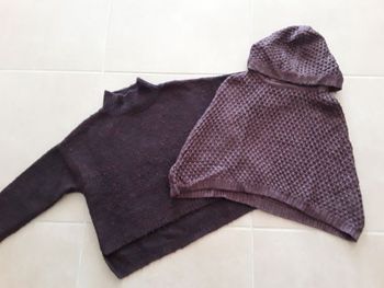 Lot pull + poncho 10 ans
