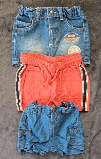 Lot de 3 Short 6mois TAO/Kiabi