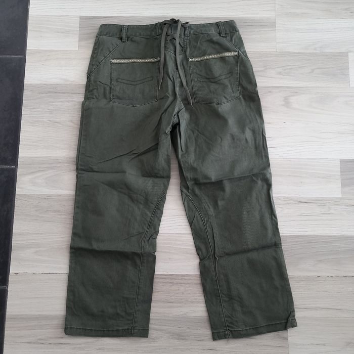 Pantacourt femme kaki Alain Manioukan taille 38 - photo numéro 8