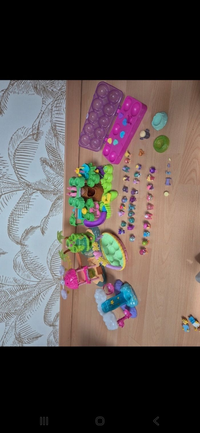 Lot Arbre,cascade,  panier hatchimals