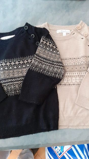 Lot 2 pull ras du cou