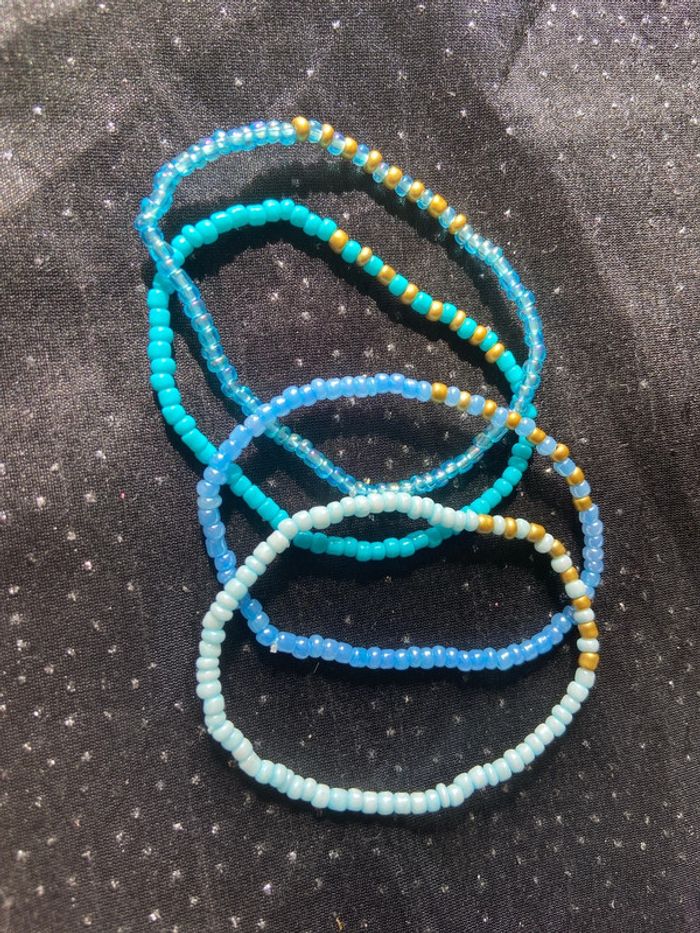 Bracelets bleus ocean - photo numéro 2