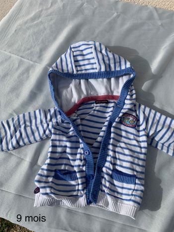 Gilet 9 mois garçon