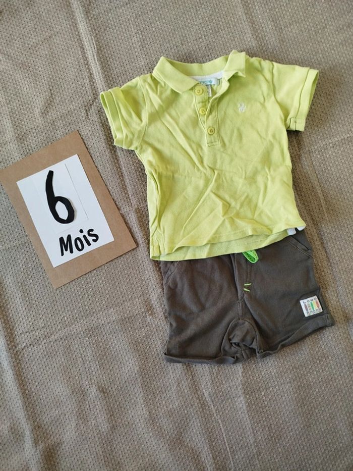 Ensemble polo manches courtes/short