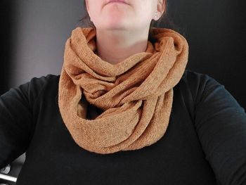 Tour de cou marron H&M