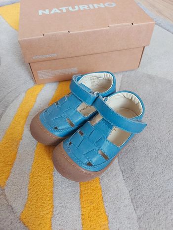 Sandales Naturino wad bleu 21