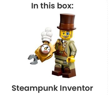 Minifig lego 71048 inventeur steampunk