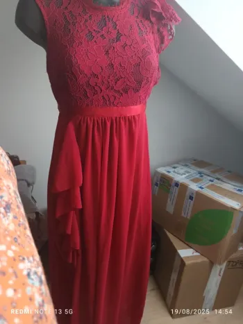 Magnifique robe longue bordeaux taille S