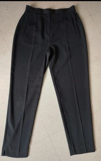 Pantalon noir taille haute