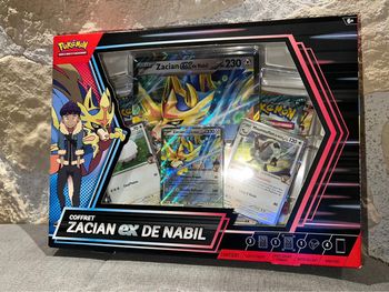 Coffret Pokémon aventure ensembles zacian ex de Nabil