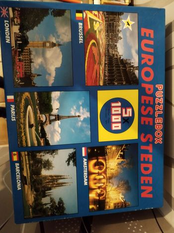 5 puzzles 1000 pièces