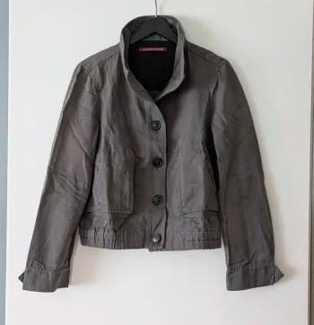 Veste grise boutonnée femme - Comptoir des Cotonniers - 42