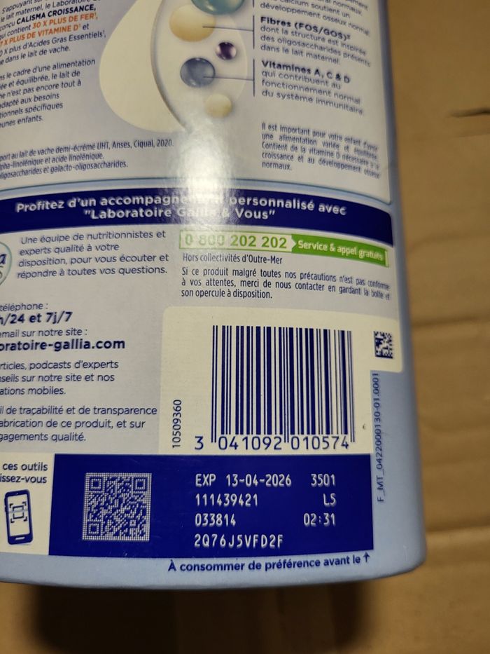 Lait Gallia 3 - photo numéro 3
