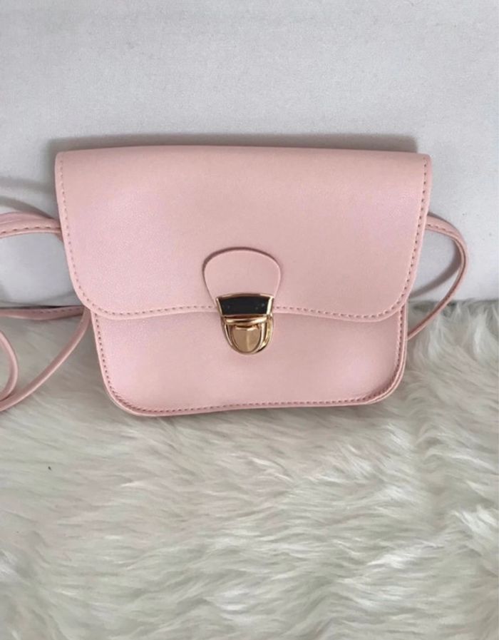 Sac bandoulière rose - photo numéro 9