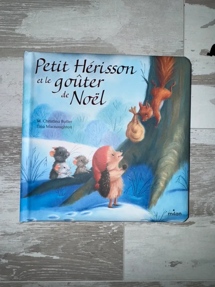 Livre petit hérisson et le goûter de Noël