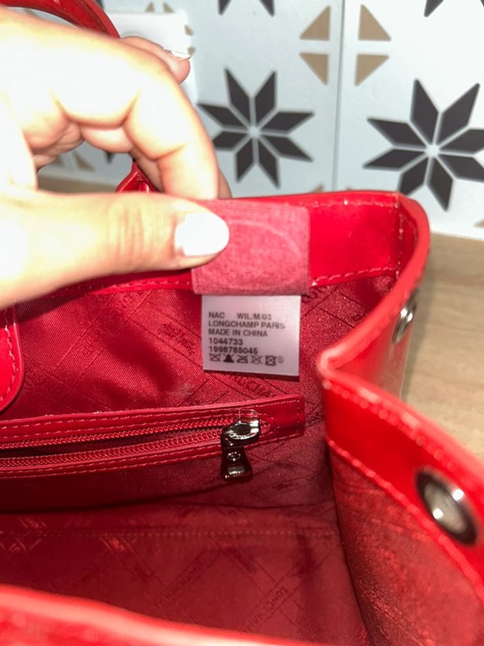 Sac Longchamp Charol Rouseau - photo numéro 15