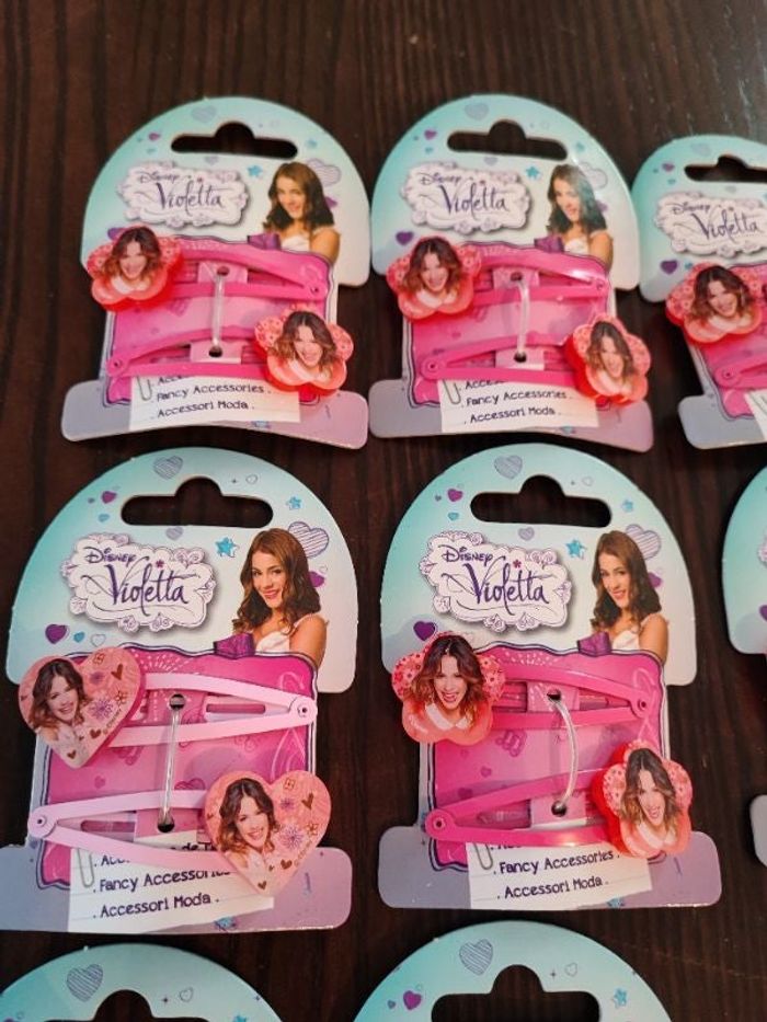 Lot de 20 pinces a cheveux fille Violetta
