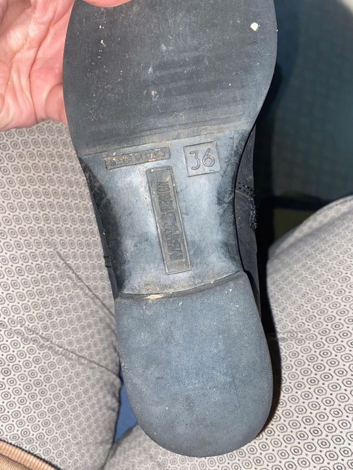 Bottes e cuir taille 36,  tres belles - photo numéro 2