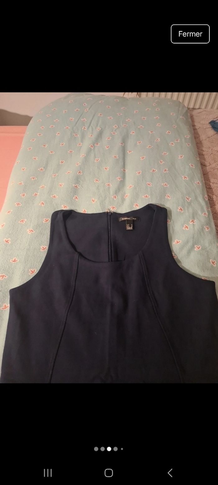 Robe 3 tons de bleu de chez mangot - photo numéro 2