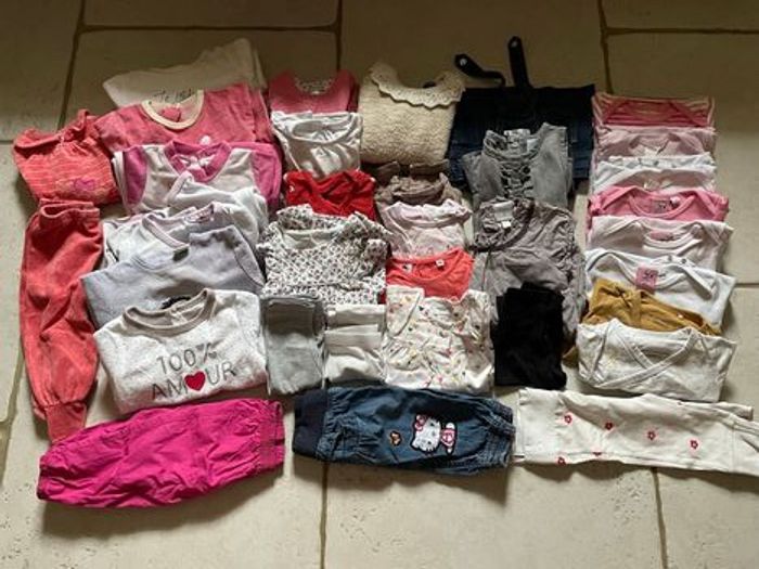 Lot vêtements fille 6 mois Okaïdi