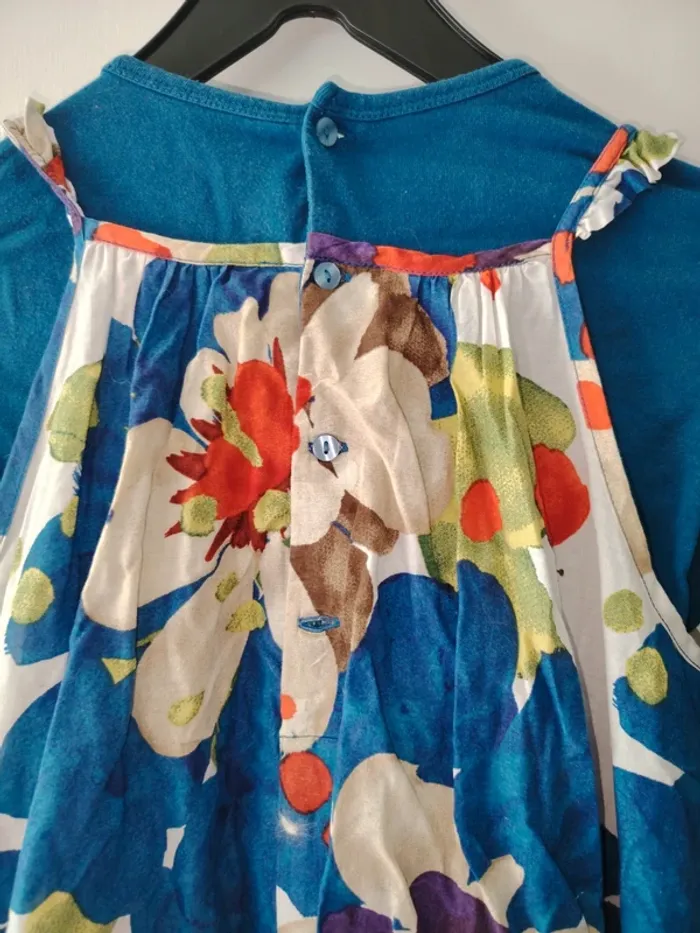 Robe bleue CAtimini 10 ans - photo numéro 4