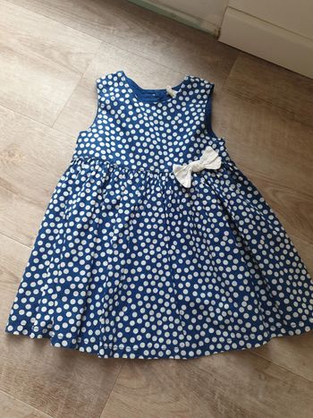 Robe à pois 12/18m