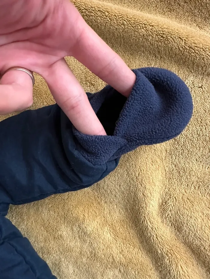 Manteau bébé 1 mois bleu marine - photo numéro 4