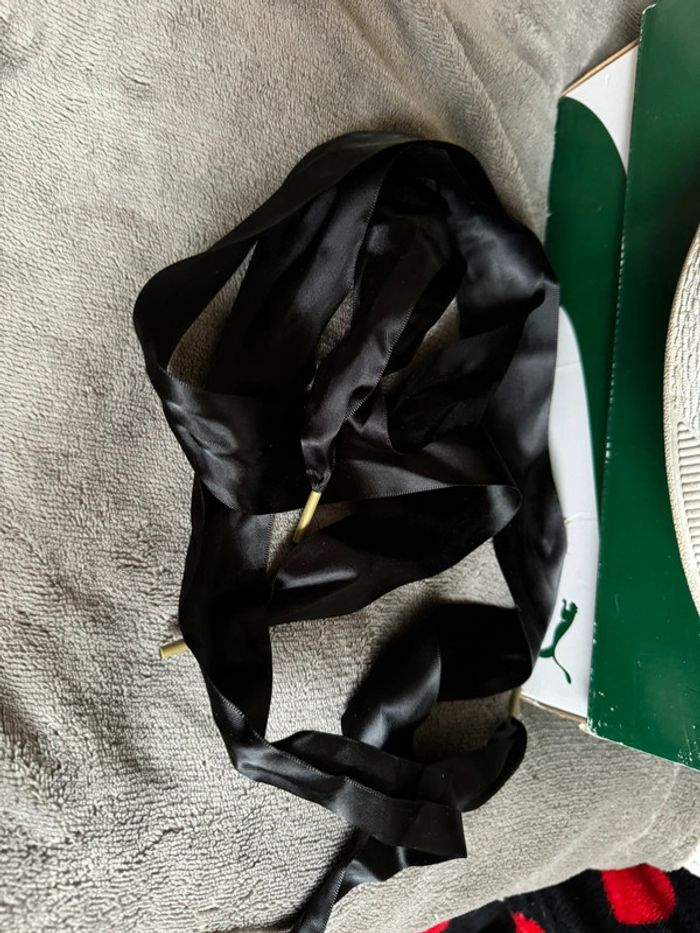 Basket puma noire laquée - photo numéro 5