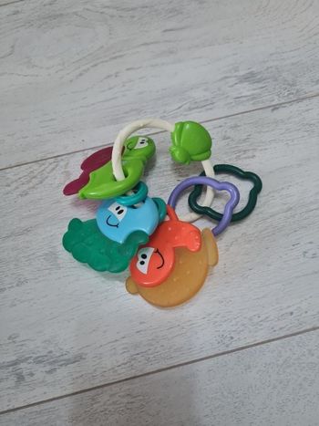 Hochet animaux avec anneaux de dentition